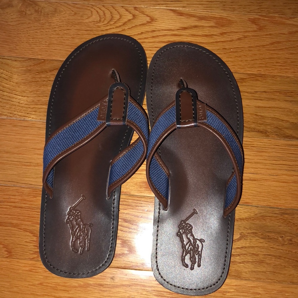 Mens Polo Flip Flops